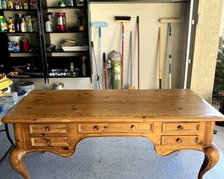 Large Rustic Pine Desk