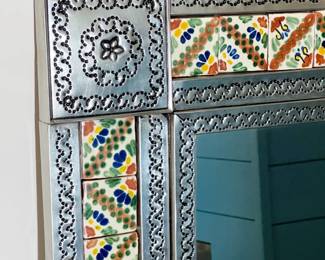 Punch Tin & Tile Mirror 29-1/4" x 34"