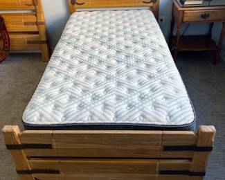 Late 40s Vintage Brandt Ranch Twin Bed