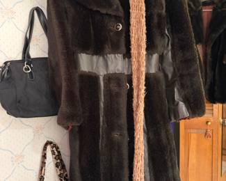 Faux Fur 1970's coat