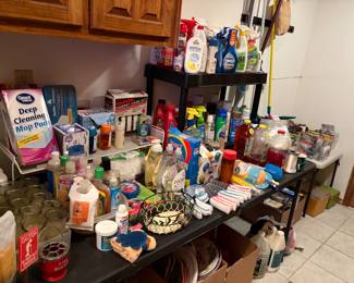 Household everyday items for cleaning, lighting, polishing for all your everyday needs 