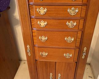 Solid Wood Jewelry cabinet