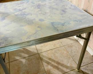 Children's vintage metal table 