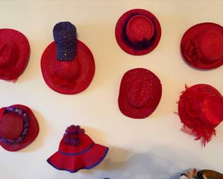 Several Red Hats 