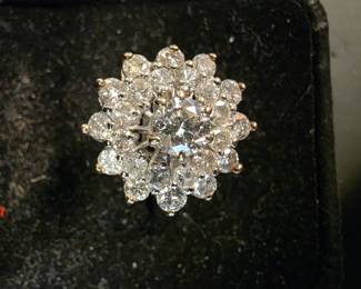 14K and Diamonds ring