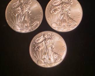 Part of a nice selection of 2024 Silver Eagles. Most are unopened from the Mint.
