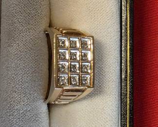 14K and Diamonds ring