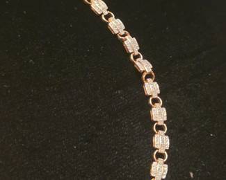14K and Diamonds bracelet 