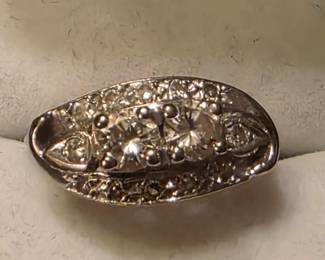 14K and Diamonds ring 