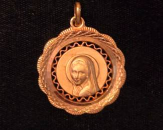 18k pendant 