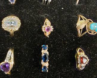 Assorted Gold rings