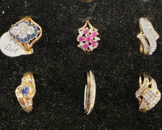 Assorted Gold rings