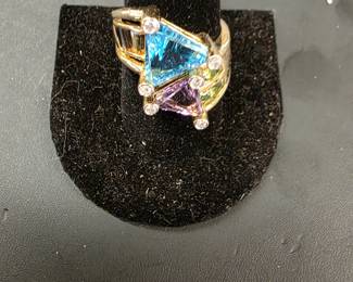 18k custom made ring