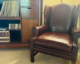 Vinyl Records & The perfect Smoking Chair to listen to them