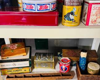 Vintage tins