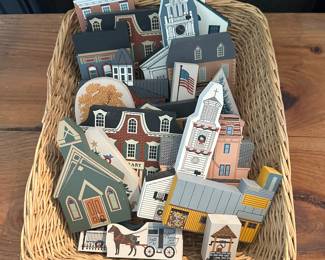 Cat’s Meow Village collectibles. 