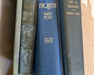 Vintage books. 