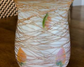 Threaded Gold Sconce Shade-Quezal