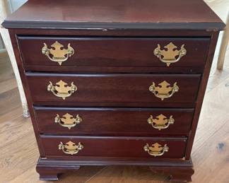 Four drawer side table/cabinet