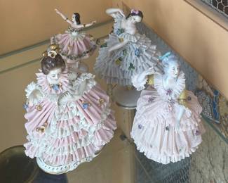Antique porcelain dancers