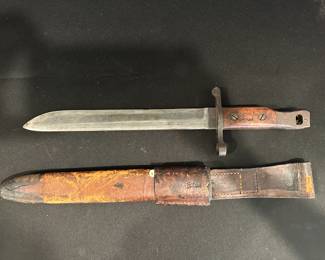 WWI  Era Ross Rifle Co 1907 Pattern Bayonet