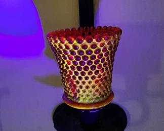 Selenium Glass -Colored Glass that uses Selenium, a semi-metallic element to create a pinkish-orange hues. Selenium Ruby Glass.