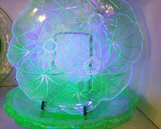 Collection of Uranium Glass/Vaseline Glass