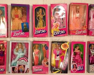 Vintage Barbie Dolls in Boxes