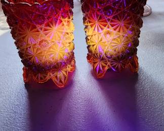 Selenium Glass -Colored Glass that uses Selenium, a semi-metallic element to create a pinkish-orange hues. Selenium Ruby Glass.