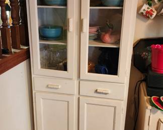Vintage Farm-style country farm jelly wood cabinet