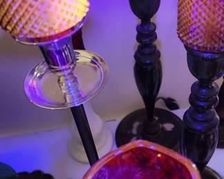 Selenium Glass -Colored Glass that uses Selenium, a semi-metallic element to create a pinkish-orange hues. Selenium Ruby Glass.