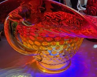 Selenium Glass -Colored Glass that uses Selenium, a semi-metallic element to create a pinkish-orange hues. Selenium Ruby Glass.