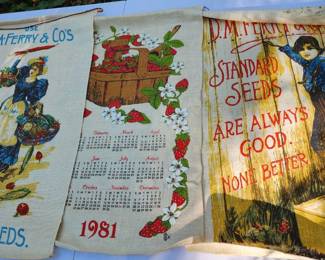 Vintage Cloth Calendars 