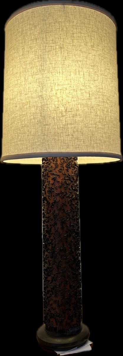 1950’s Wall Paper Roller Lamp