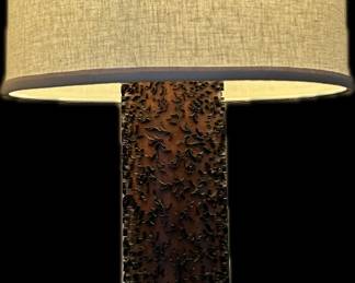 1950’s Wall Paper Roller Lamp