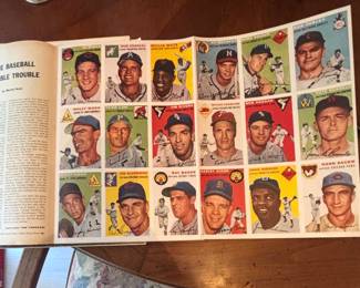 Inserts cards intact 1954 SPORTS ILLUSTRATED MAGAZINE ~ AUGUST 16TH ~ 1ST ISSUE ~ 