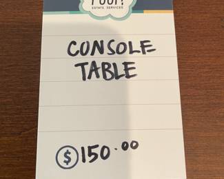 Console Table