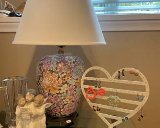 Heart Earring Holder, Decorative Lamp