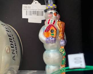 Radko Snowman Ornament