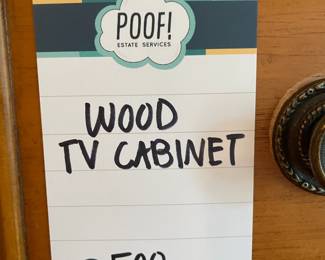 Wood Tv Cabinet