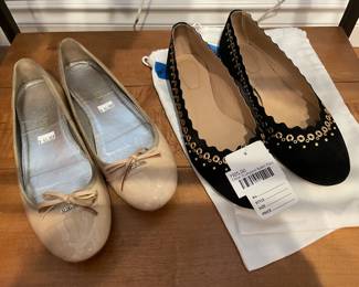 Chloe Scalloped Ballet Flats