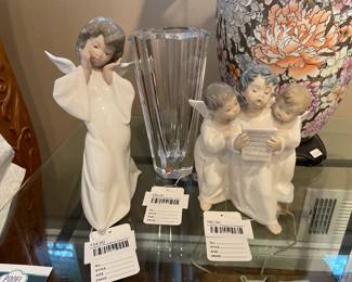 Lladro "Puzzled Cherub" Lladro " Group of Angels "