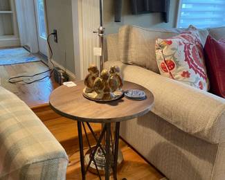 Ethan Allen Nickel Pharmacy Floor Lamp
