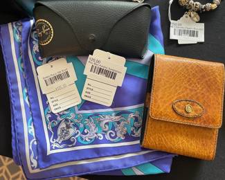 Emilio Pucci Silk Scarf, Ray Ban Aviator Sunglasses