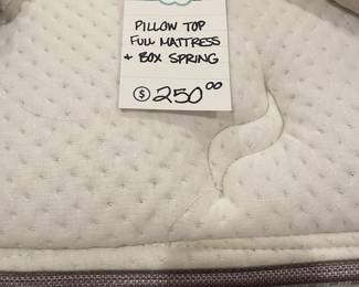 Pillow Top Full Mattress & Box Spring