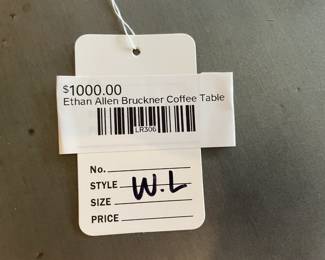 Ethan Allen Bruckner Coffee Table