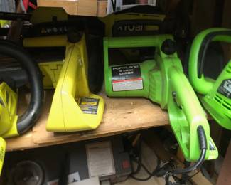 Tools- chainsaw and blower