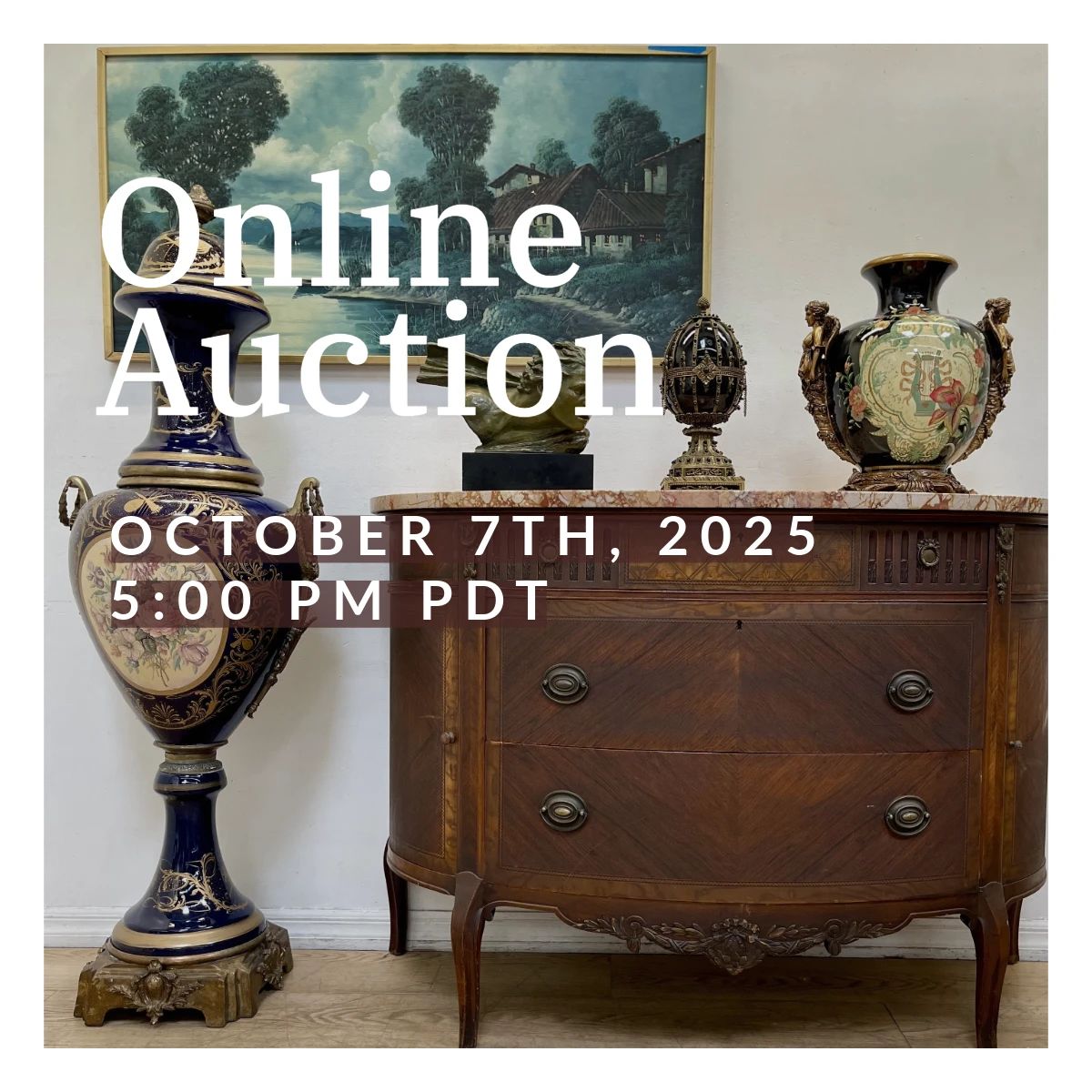 Online Auction, October 7th 2025 500PM