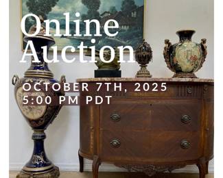 Online Auction, October 7th 2025 500PM
