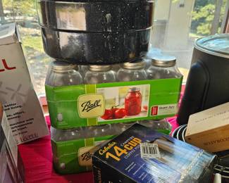 Canning supplies